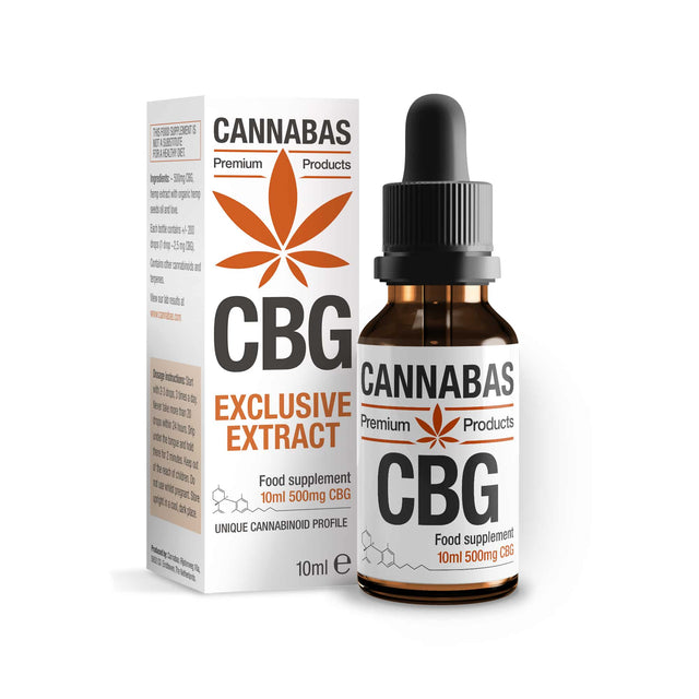 Cannabas - CBG Oil - CBG Olie - 10ml - 500mg CBG