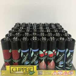 Clipper aanstekers - Black Edition (48 stuks)