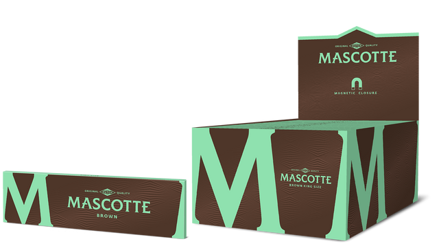 Mascotte Brown King Size (with Magnet) 50pks/34L