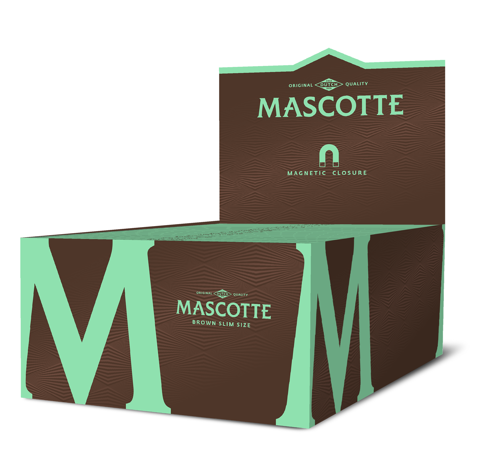 Mascotte Brown Slim Size with Magnet 50pks/34l
