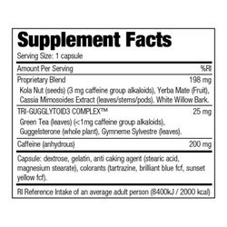 NVE Pharmaceuticals - Stacker 2 (100 capsules) - supplement afslanken / afvallen - supplement facts