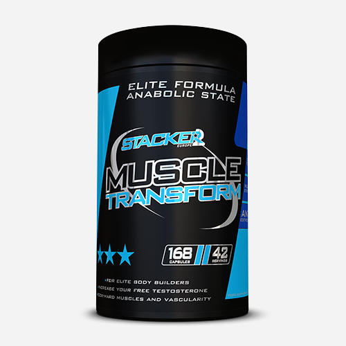 NVE Stacker - Muscle Transform Ephedra Vrij (168 capsules) - product shot