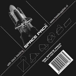 Spacepack BLACK Groot Bedrukt (100 stuks) - Headsupplies