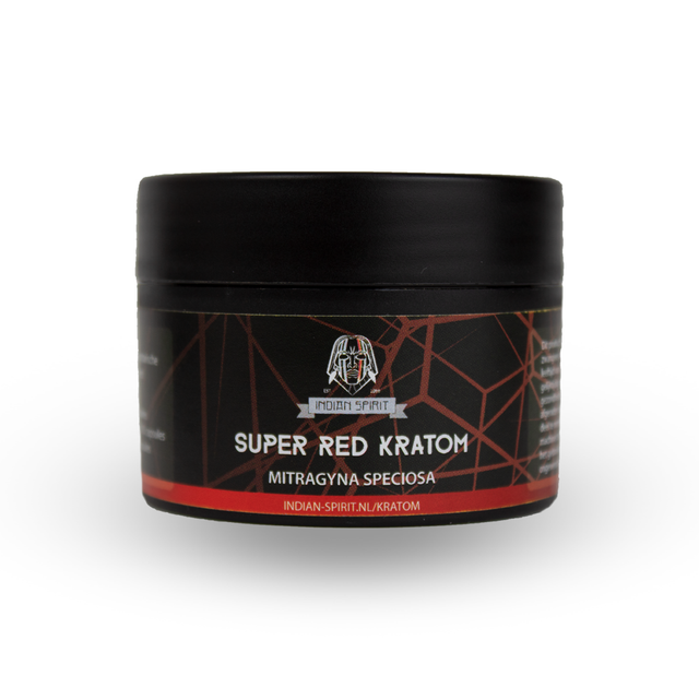 Indian Spirit Kratom - Super Red (30 vegetarische Capsules)