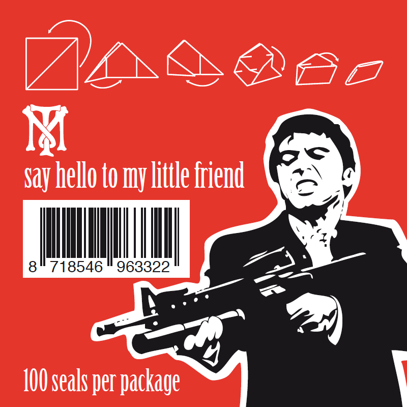 Tony Pack Groot Bedrukt (100 stuks)