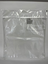 Zip-Lock Bag blanco 450 mm x 450 mm (100 stuks) - met handgreep