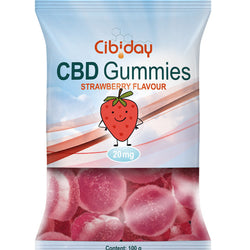 CBD Gummies Aardbei 100gr