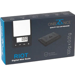 On Balance™ RIOT Scale (100 x 0.01 gram) - Mini Weegschaal
