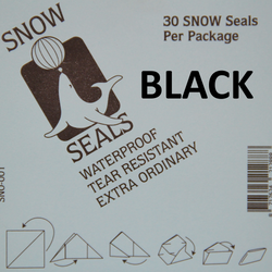 Snow Seal BLACK Groot Bedrukt (30 stuks) - BLACK