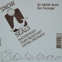 Snow Seal BLACK Groot Bedrukt (30 stuks)